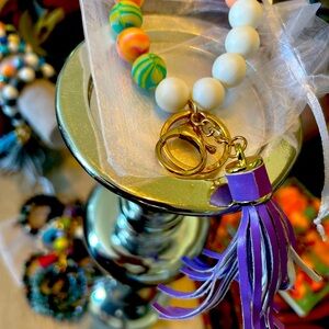 Multicolor silicone keychains